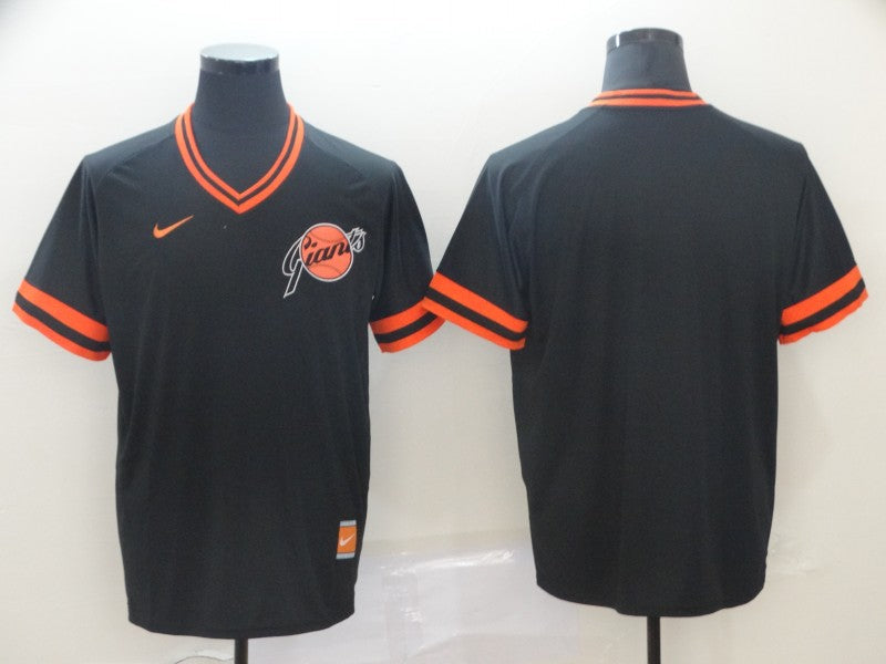 Men's San Francisco Giants Black Replica Blank Jersey1 baseball jersey product view 1