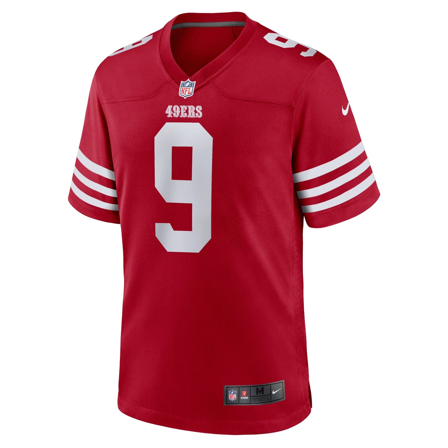 Brayden Willis San Francisco 49ers Team Game Jersey - Scarlet football jersey product view 2