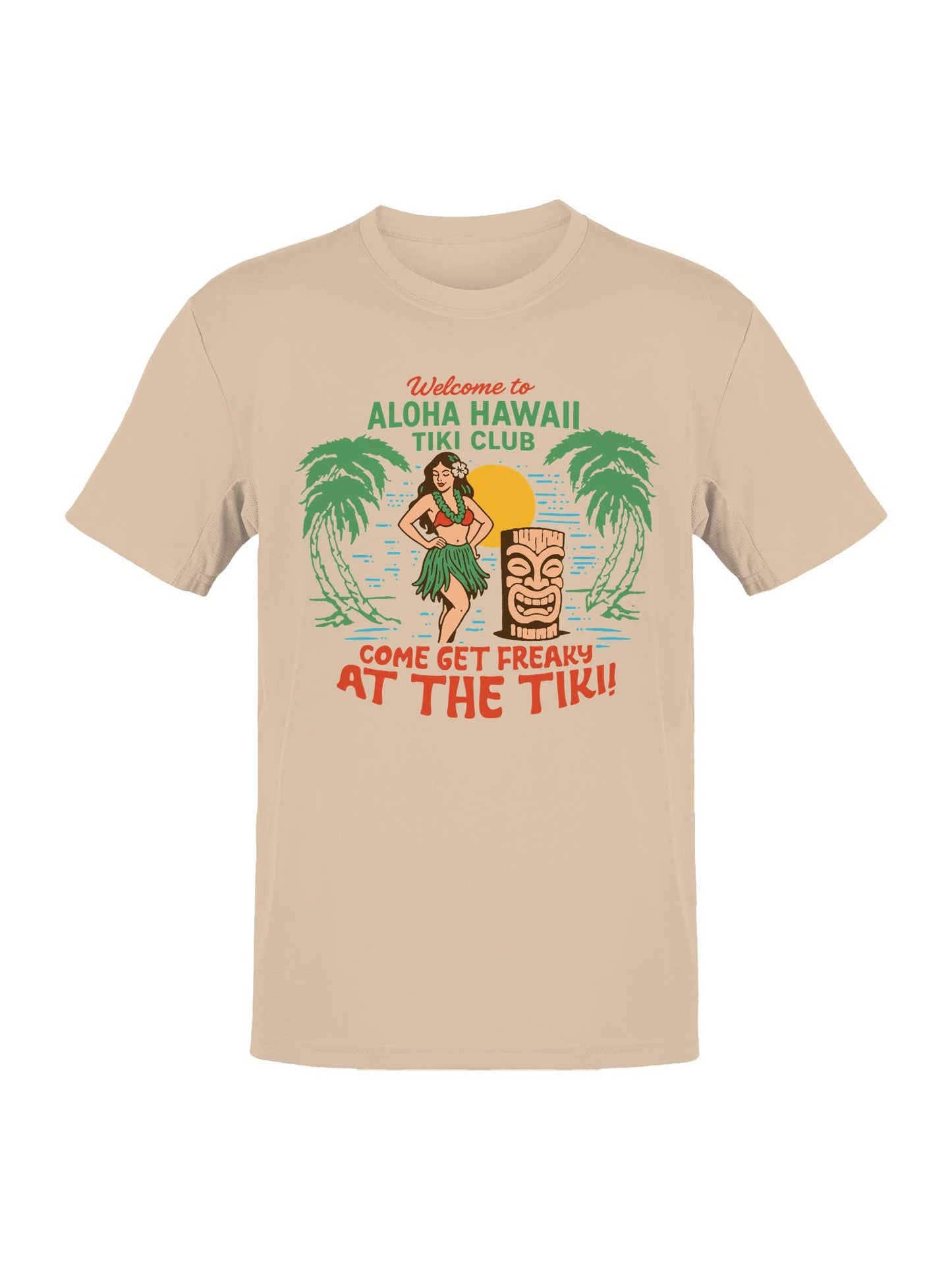 Aloha Hawaii Tiki Club Design Men's T-Shirt Unisex T-shirt, Sweatshirt, Hoodie, Long Sleeve Tee - T-Shirt, Sweatshirt, Hoodie
