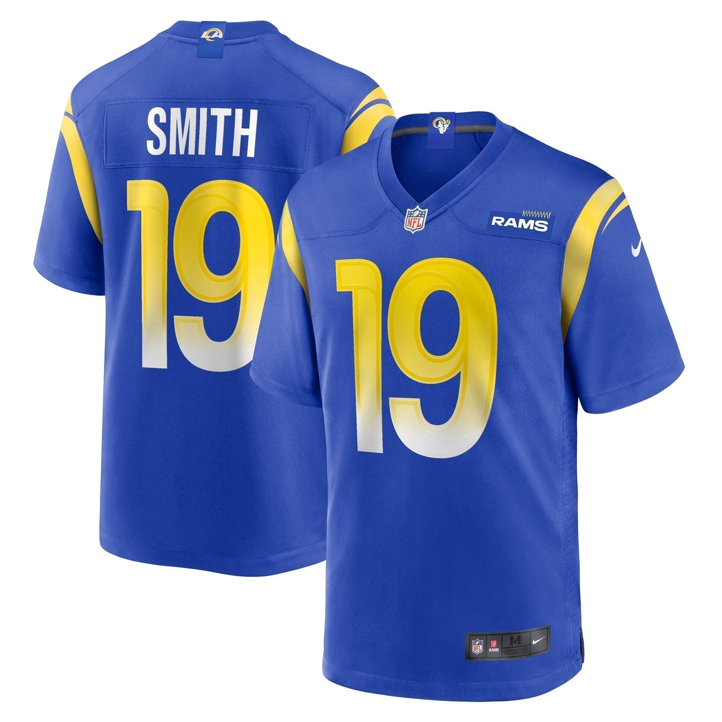 Xavier Smith Los Angeles Rams Home Game Jersey - Royal football jersey product view 1