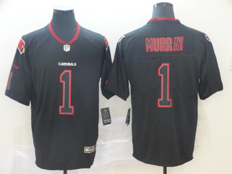 Men's Arizona Cardinals Kyler Murray #1 Black Authentic Game Jersey1 football jersey product view 1