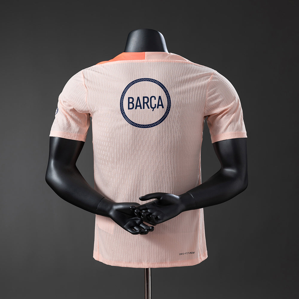 Barcelona 25/26 Pre-Match Training Player Version Jersey sports jersey product view 2