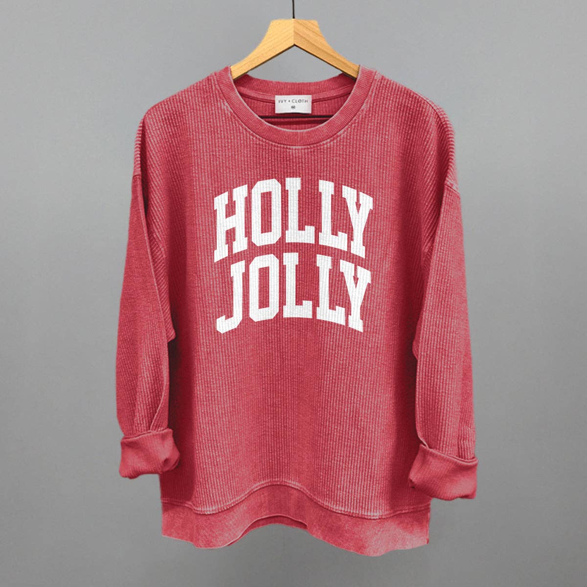 Holly Jolly Arch (White) Unisex T-shirt, Sweatshirt, Hoodie, Long Sleeve Tee - T-Shirt, Sweatshirt, Hoodie