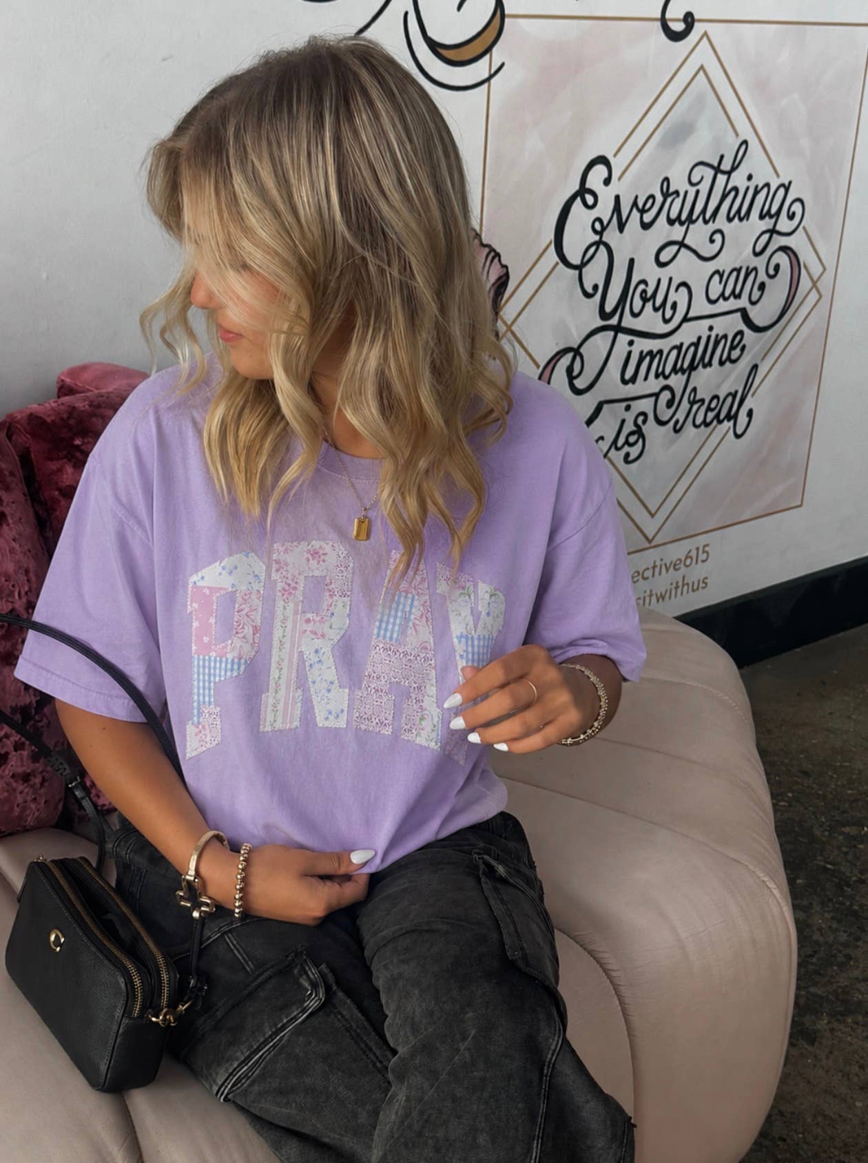 Light Purple Cottage Pray Short Sleeve Unisex T-shirt, Sweatshirt, Hoodie, Long Sleeve Tee - T-Shirt, Sweatshirt, Hoodie