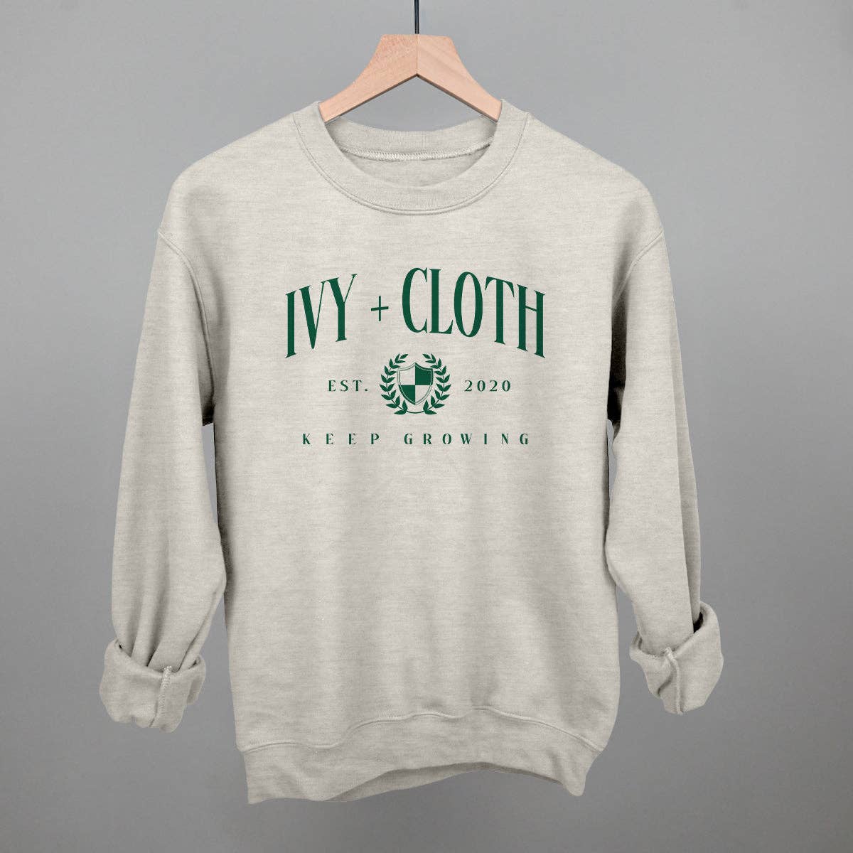 Ivy + Cloth Branded Varsity Unisex T-shirt, Sweatshirt, Hoodie, Long Sleeve Tee - T-Shirt, Sweatshirt, Hoodie