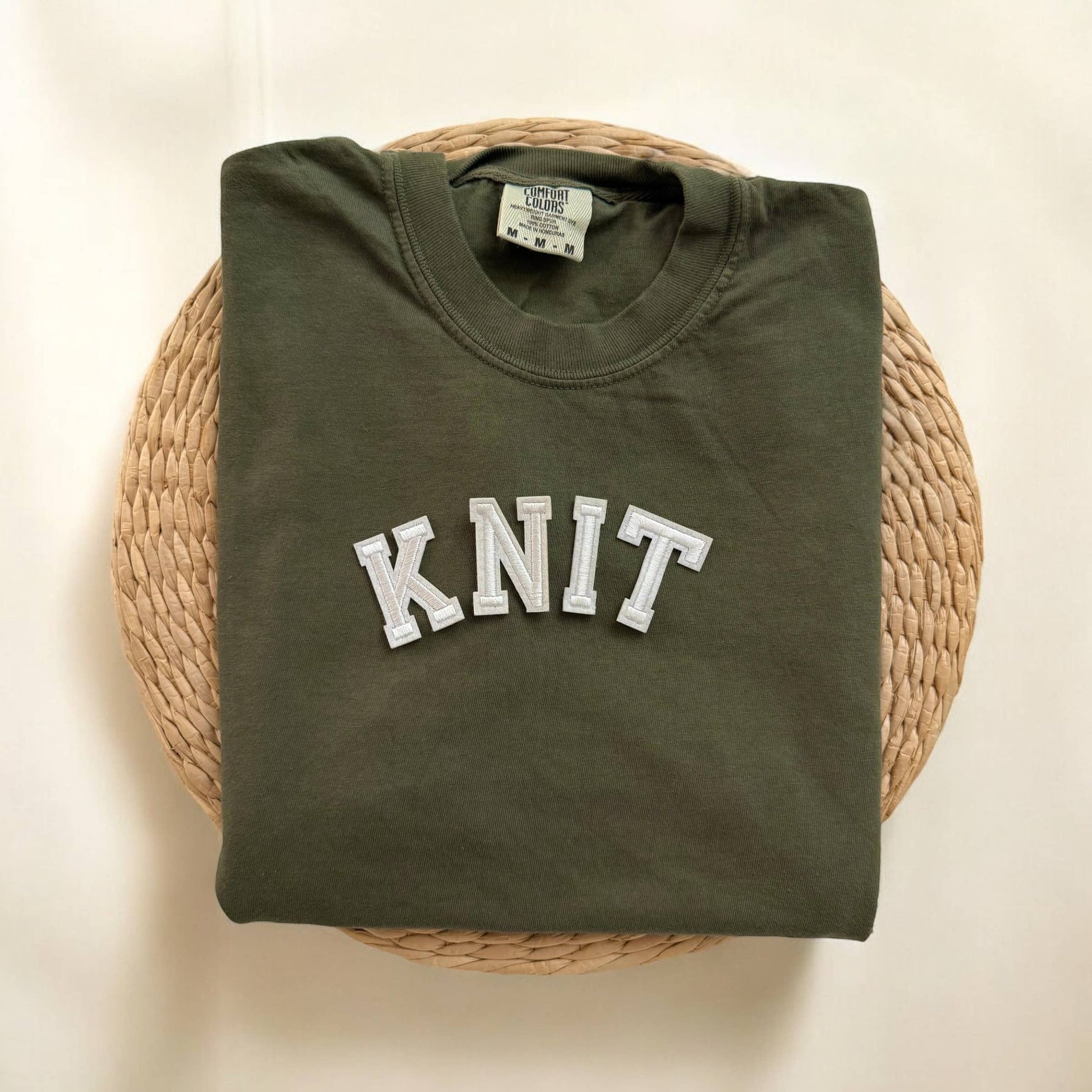 Knit Comfort Colors Short Sleeve Shirt, Knitting Lovers Gift Unisex T-shirt, Sweatshirt, Hoodie, Long Sleeve Tee - T-Shirt, Sweatshirt, Hoodie