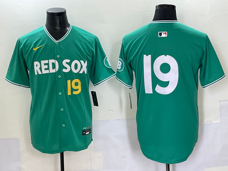 Men's Boston Red Sox Roman Anthony Green 2025 City Connect Limited Player Jersey baseball jersey product view 1