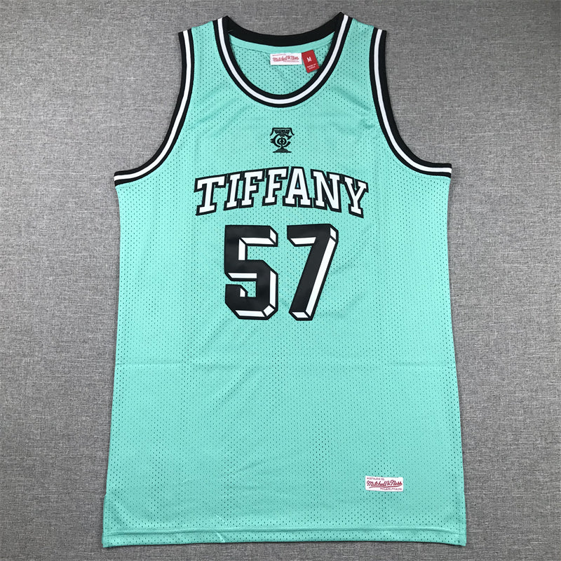 Tiffany #57 blue jersey sports jersey product view 1