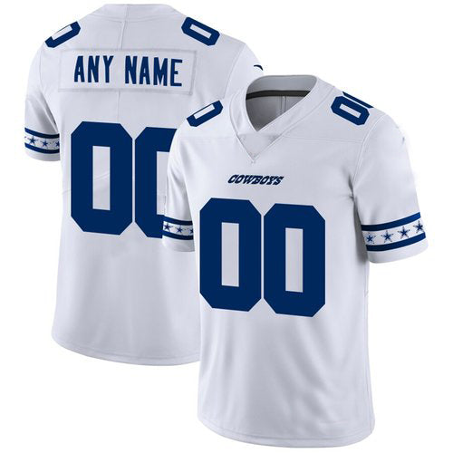 Custom1 Dallas Cowboys White Team Logo Vapor Limited Jersey1 Stitched Jersey1 Football Jerseys football jersey product view 1