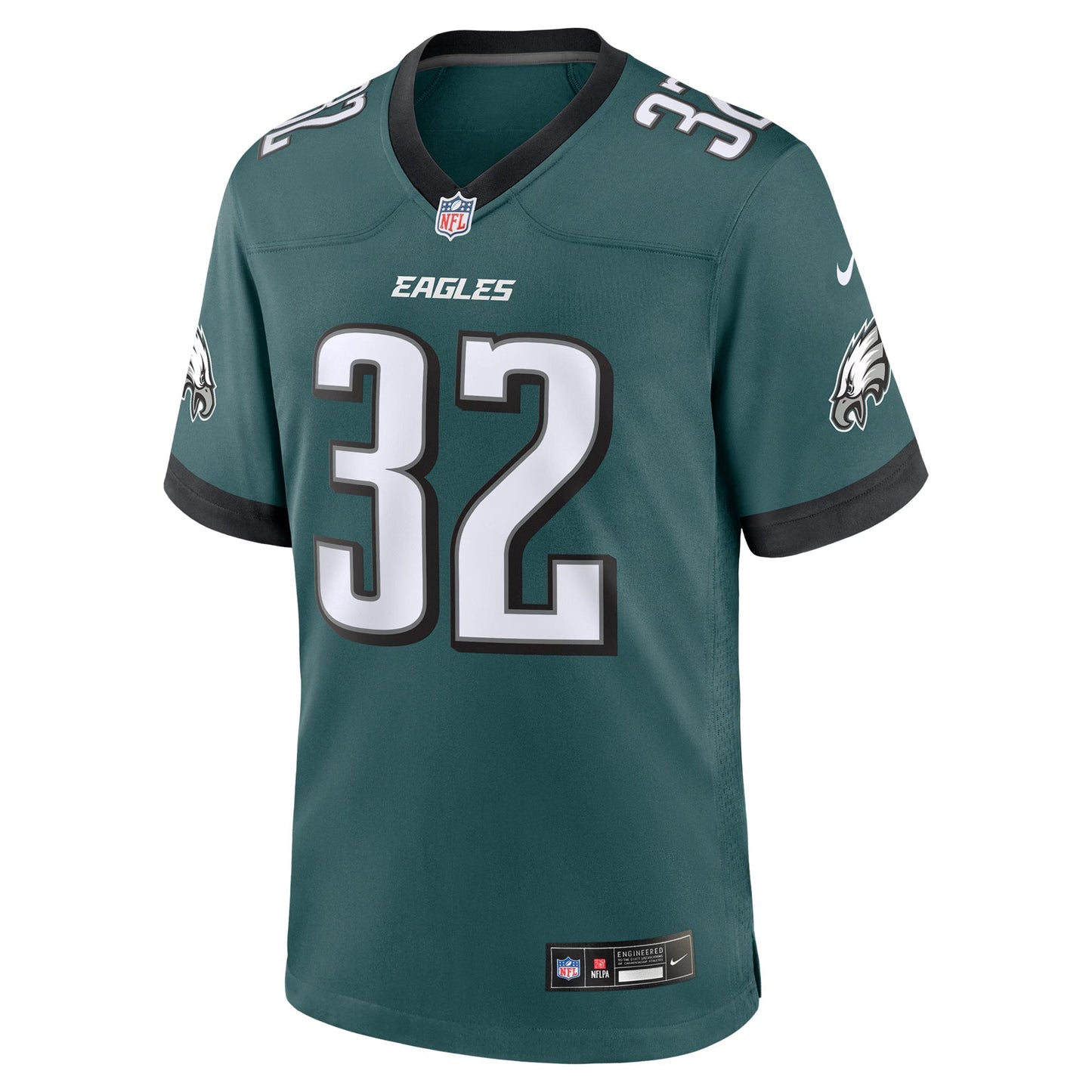Philadelphia Eagles Reed Blankenship Midnight Green Team Game Jersey football jersey product view 1