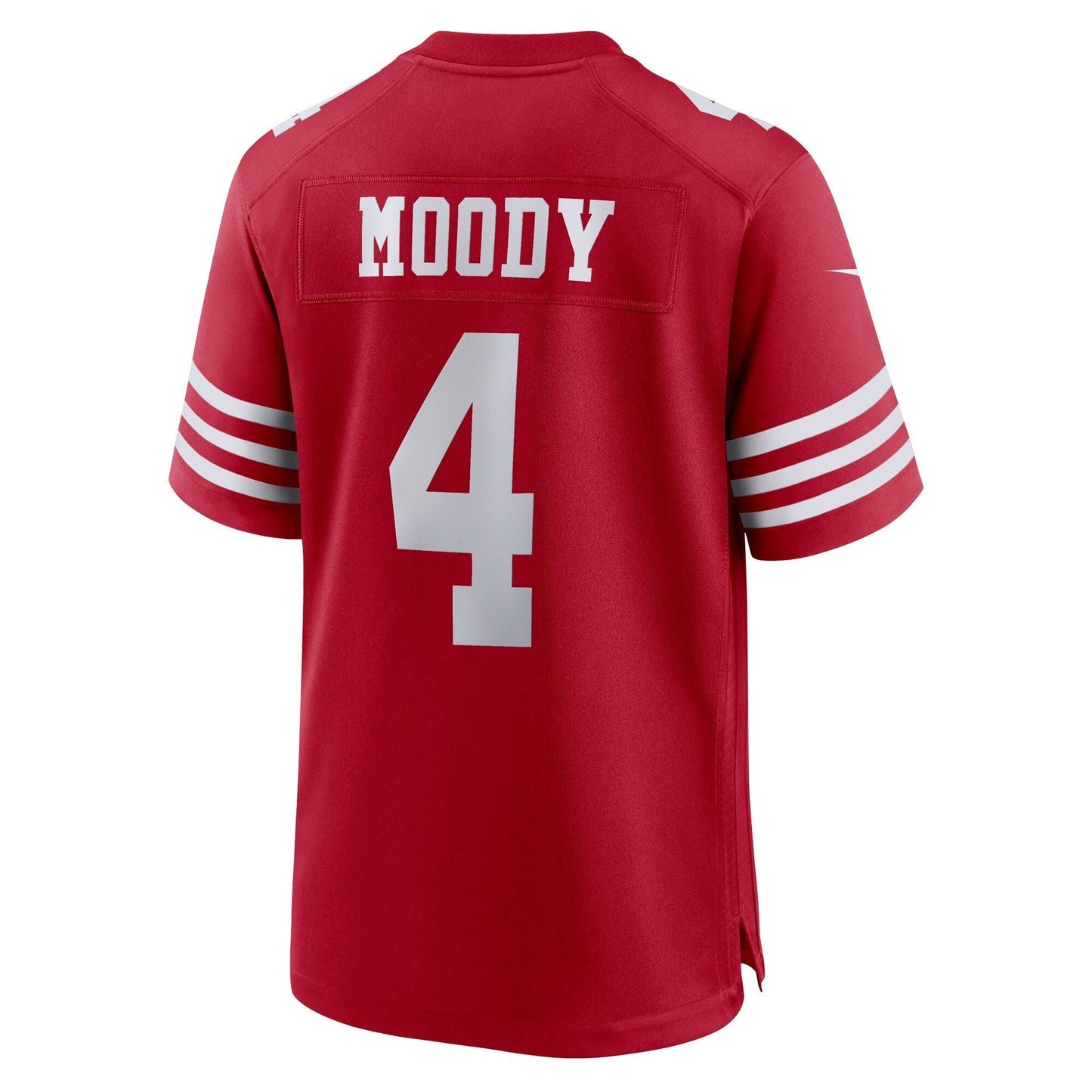 Jake Moody San Francisco 49ers Team Game Jersey - Scarlet football jersey product view 3