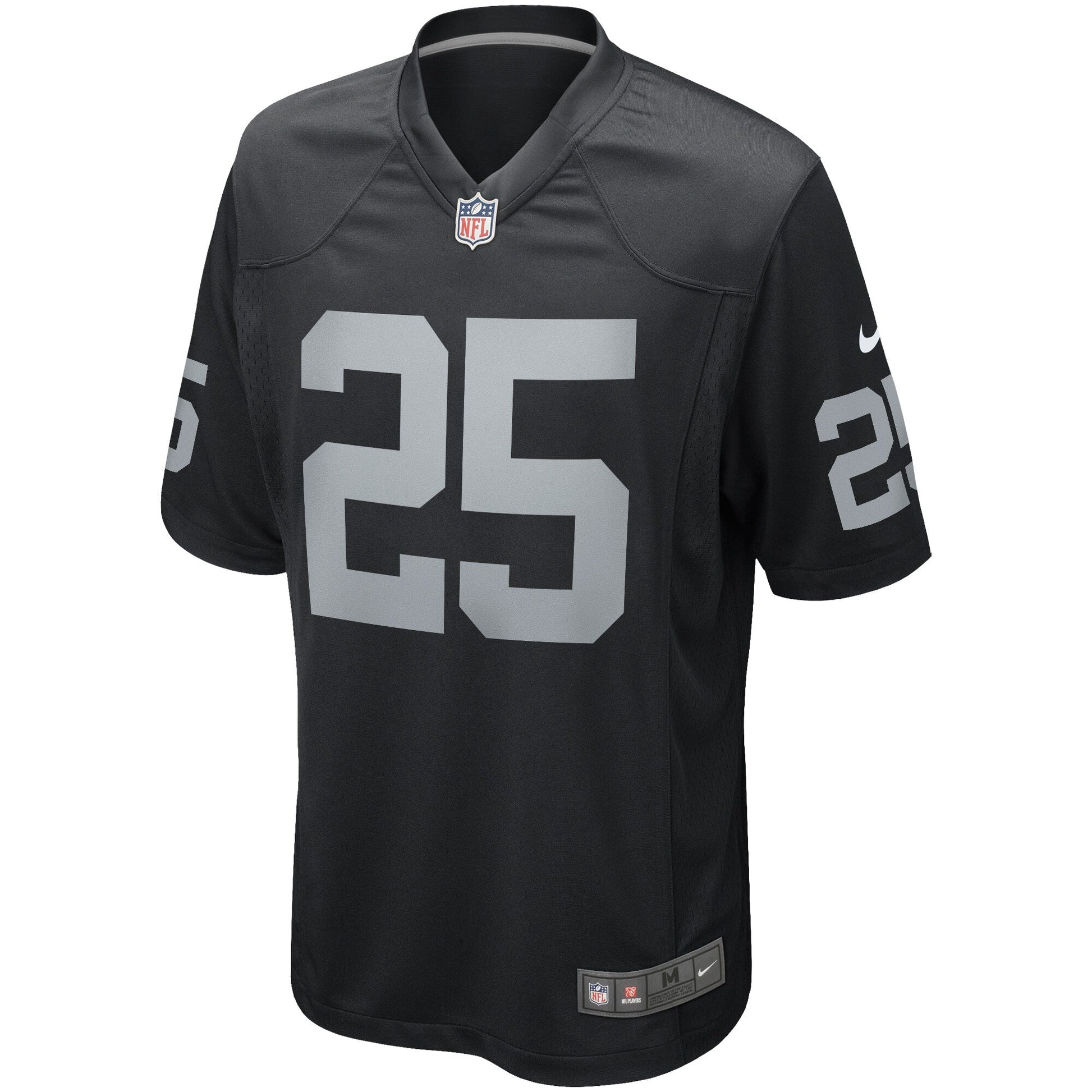 Fred Biletnikoff Las Vegas Raiders Game Retired Jersey - Black football jersey product view 2