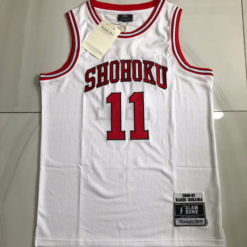 2024 New MN Slam Dunk 11# Rukawa Maple White S-XXL basketball jersey product view 1