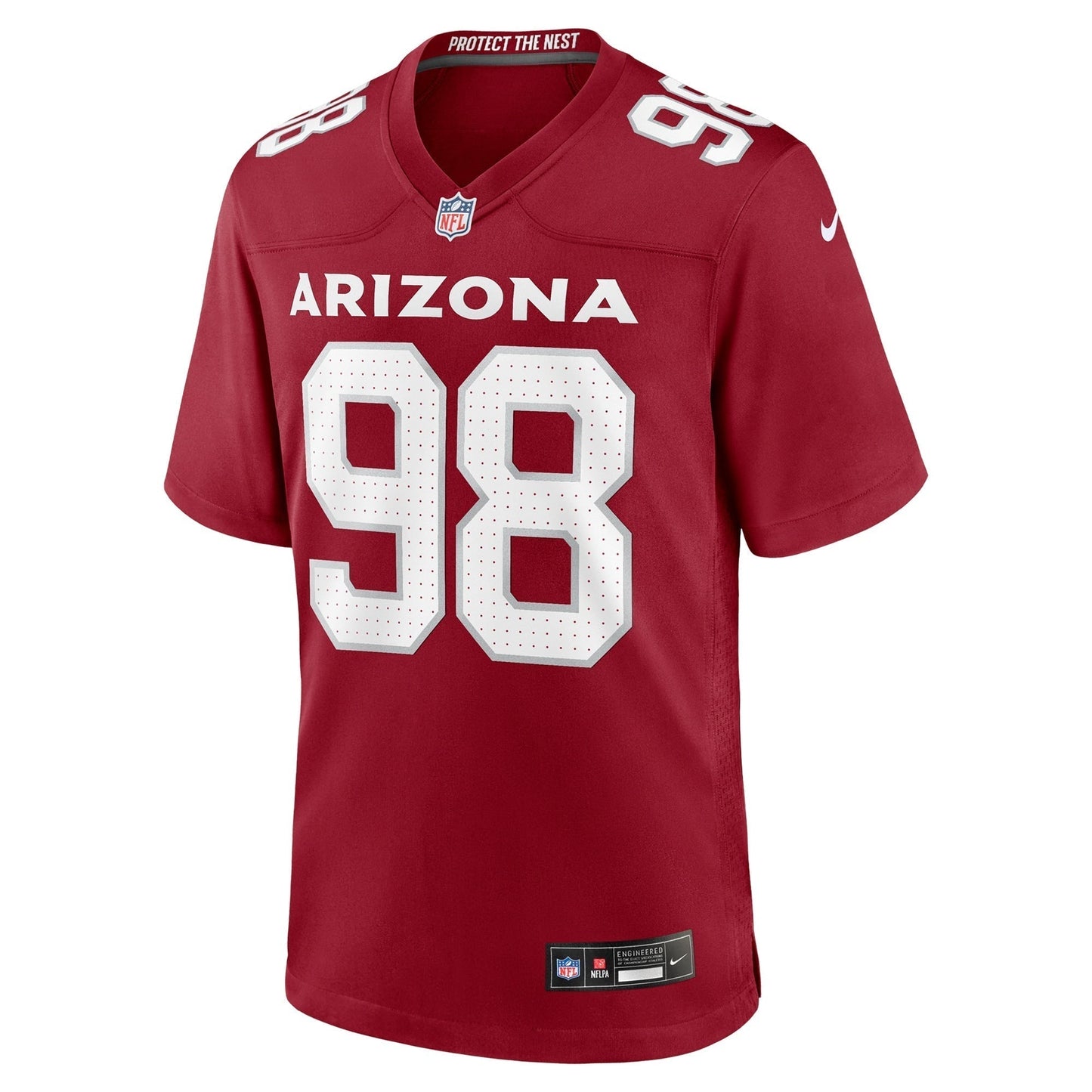 Roy Lopez Arizona Cardinals Team Game Jersey - Cardinal football jersey product view 2