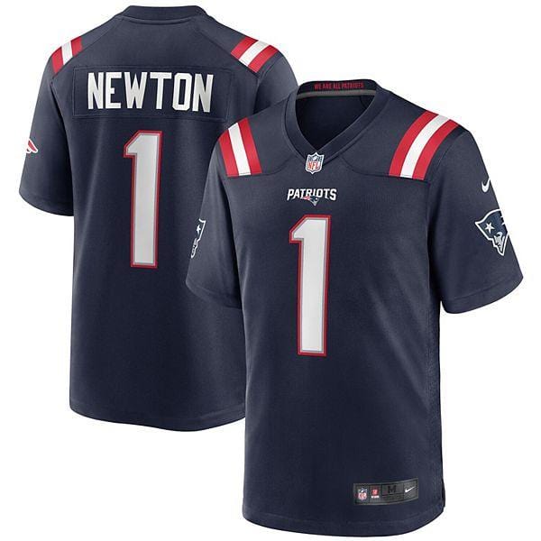 Cam Newton New England Patriots Jersey football jersey product view 1