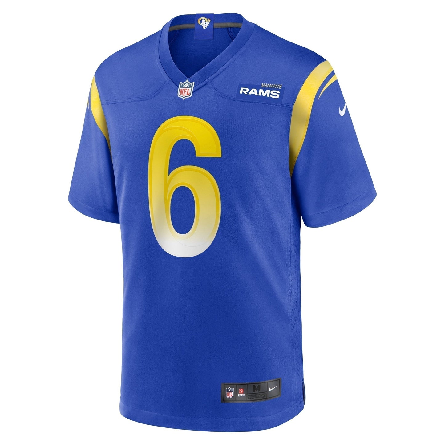 Tre'Vius Hodges-Tomlinson Los Angeles Rams Team Game Jersey - Royal football jersey product view 2