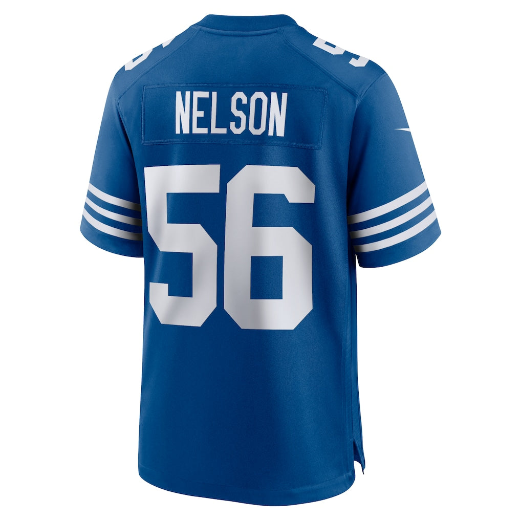 IN.Colts #56 Quenton Nelson Royal Alternate Game Jersey football jersey product view 1