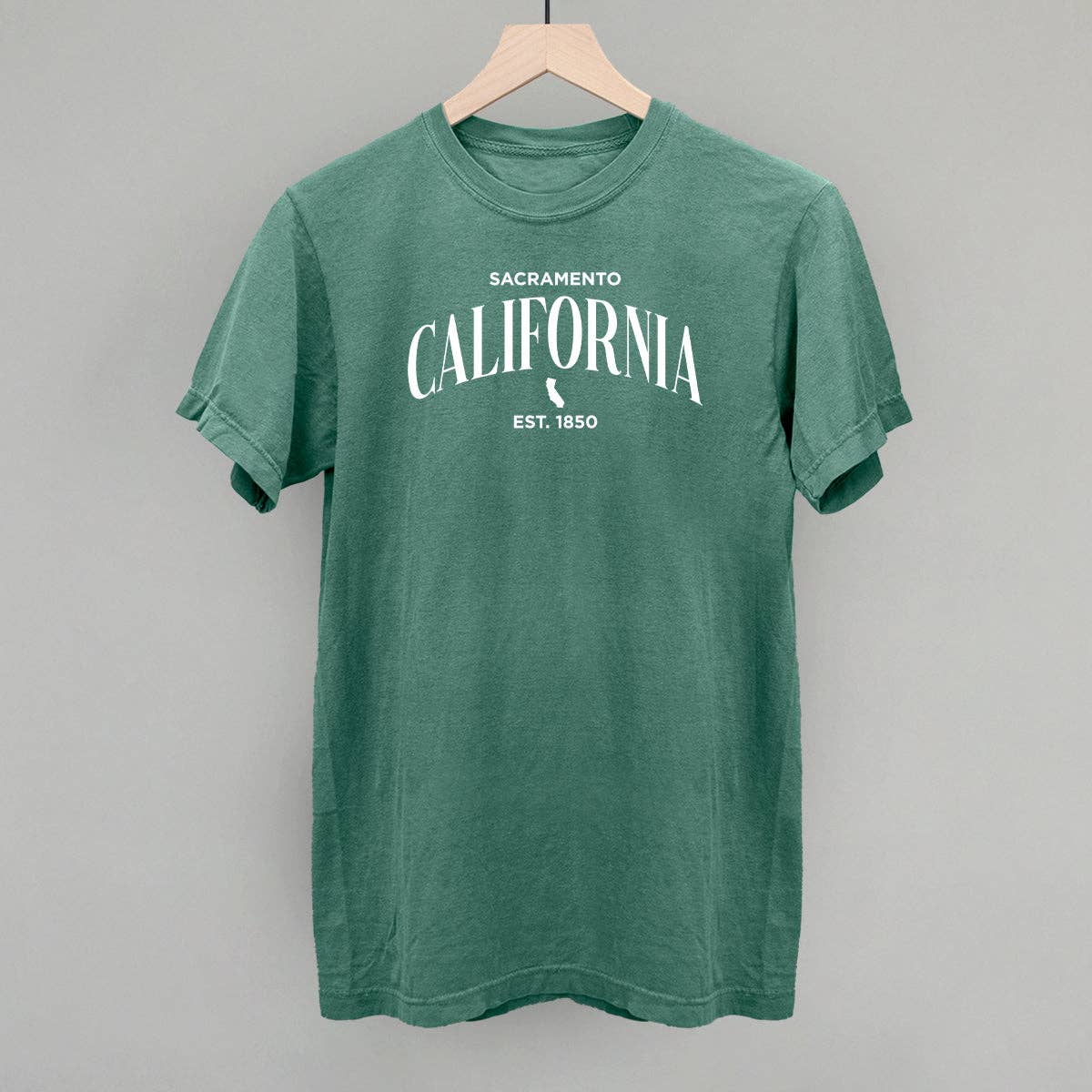 California Est. 1850 (White) Unisex T-shirt, Sweatshirt, Hoodie, Long Sleeve Tee - T-Shirt, Sweatshirt, Hoodie