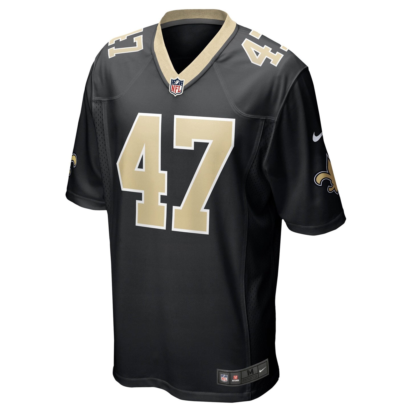 Terrell Lewis New Orleans Saints Game Jersey - Black football jersey product view 2