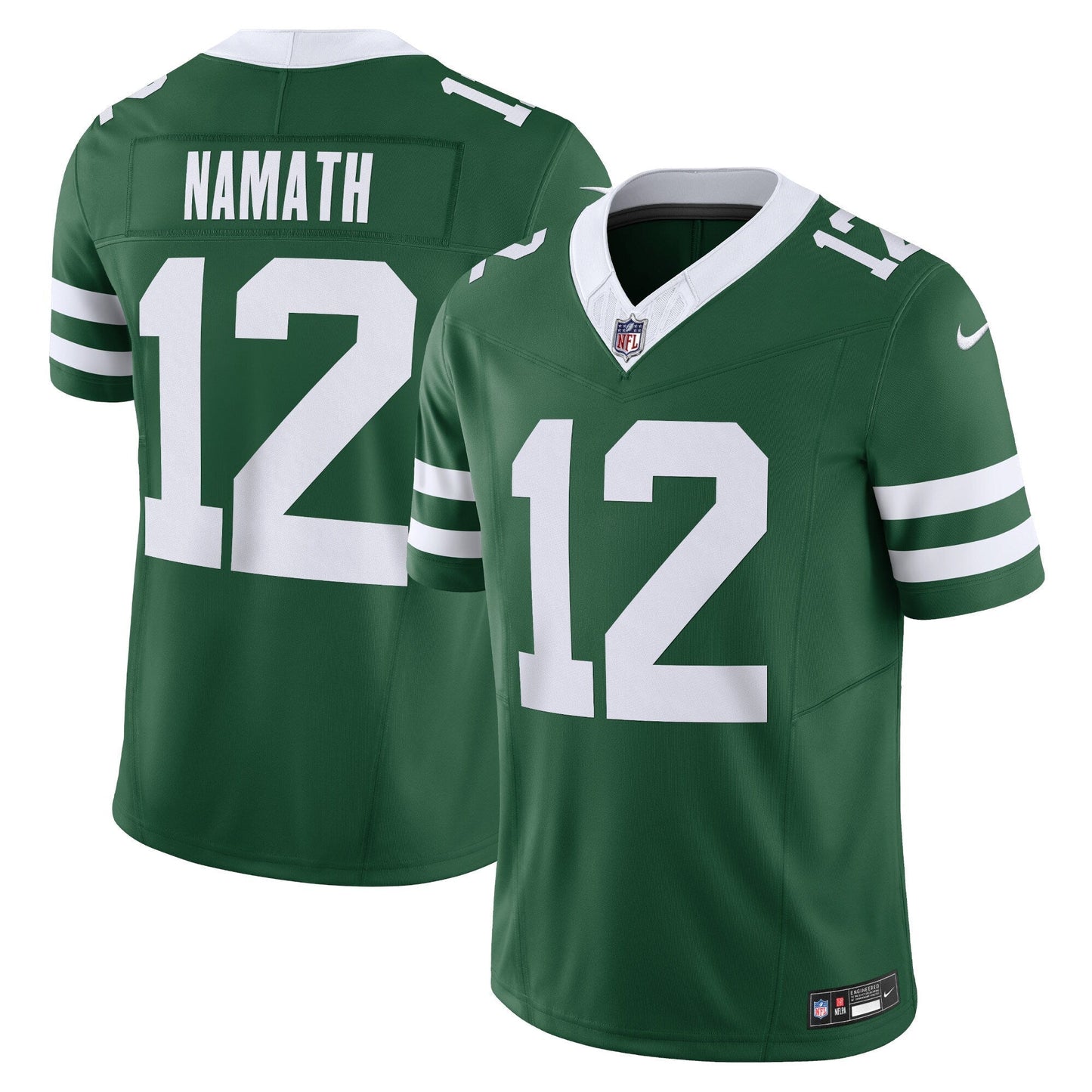 Joe Namath New York Jets Vapor F.U.S.E. Limited Jersey - Legacy Green football jersey product view 1