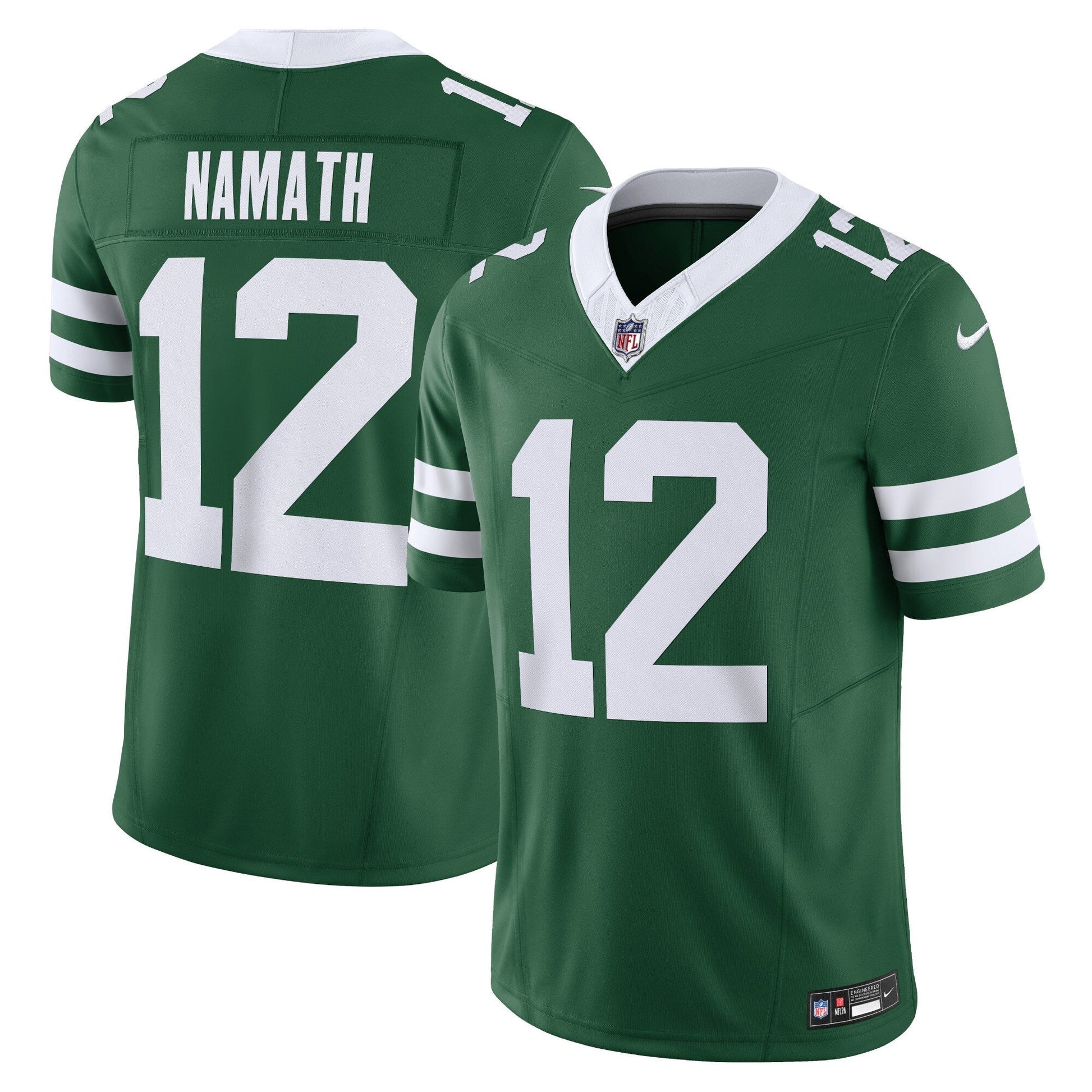 Joe Namath New York Jets Vapor F.U.S.E. Limited Jersey - Legacy Green football jersey product view 1
