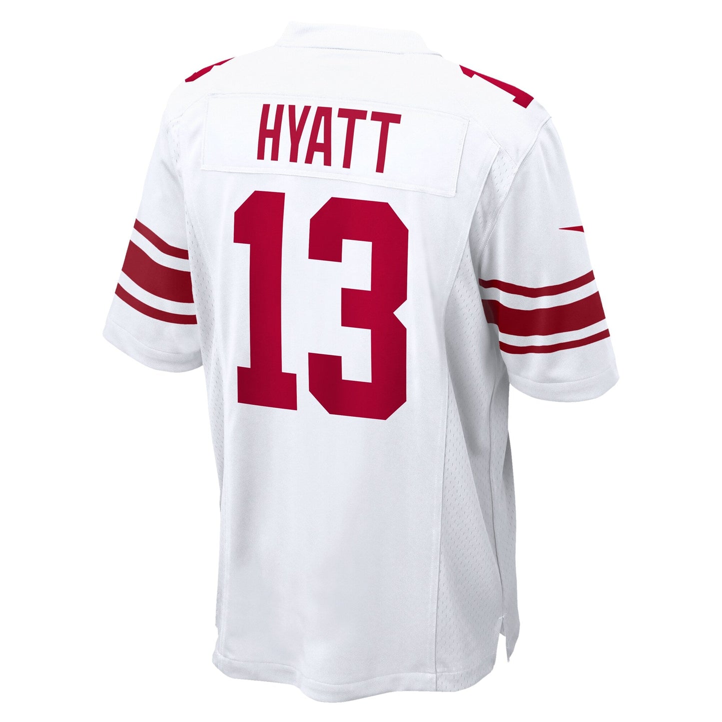 Jalin Hyatt New York Giants Game Jersey - White football jersey product view 3