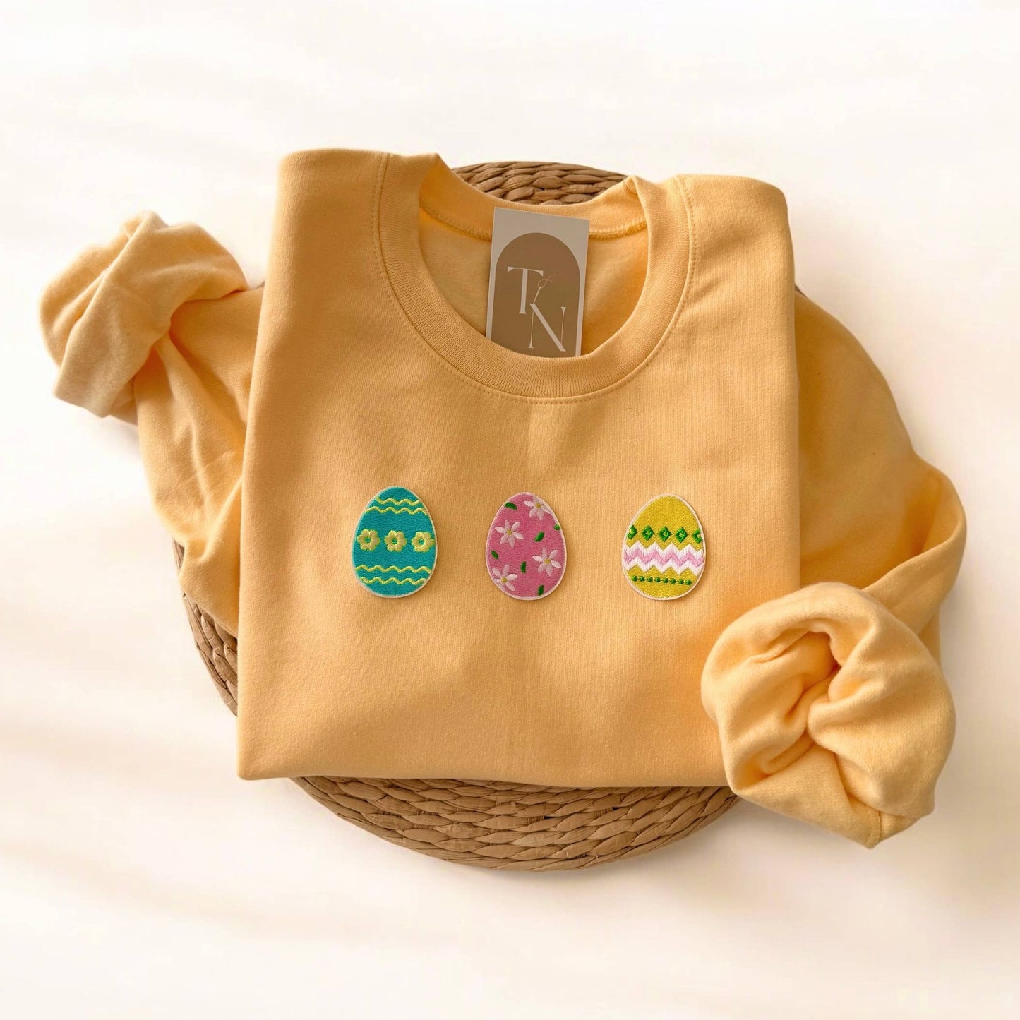 Easter Eggs Sweatshirt, Eggs Easter Sweater Unisex T-shirt, Sweatshirt, Hoodie, Long Sleeve Tee - T-Shirt, Sweatshirt, Hoodie