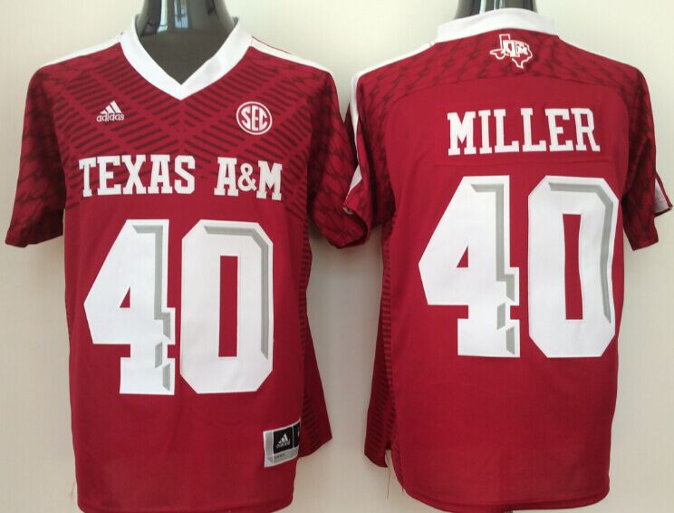 Men's Texas A&M Aggies Von Miller Maroon Player Jersey sports jersey product view 1