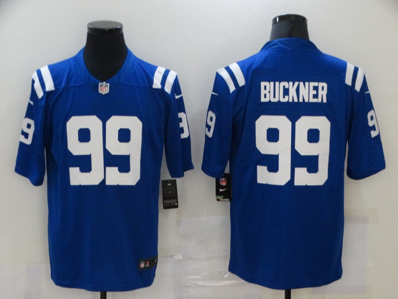 Men's Indianapolis Colts DeForest Buckner Blue Game Jersey football jersey product view 1