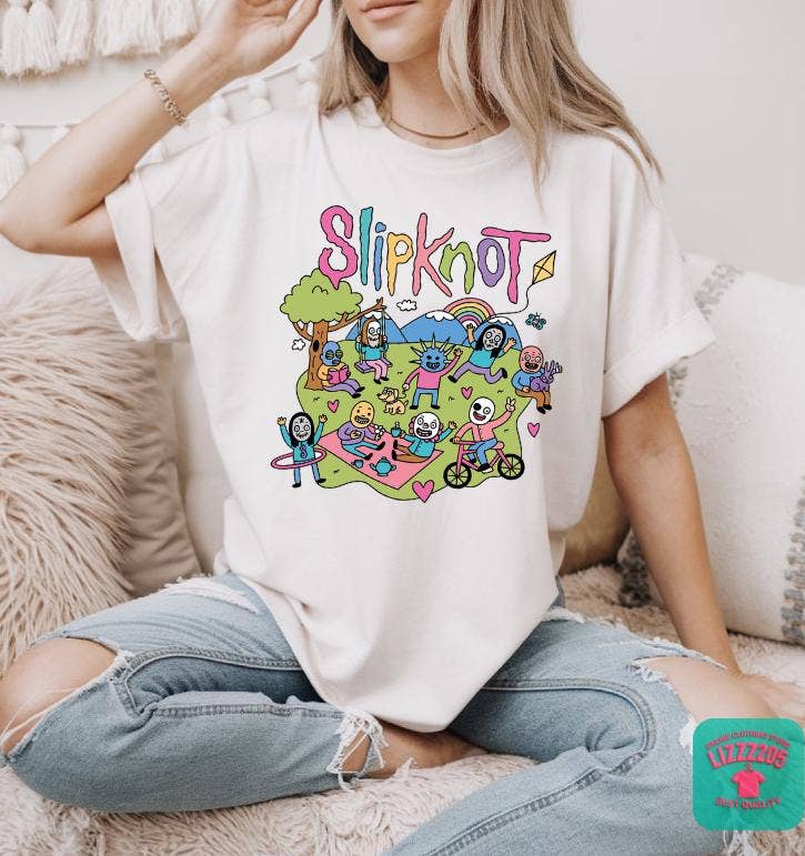 Slipknot Kawaii Tee - Metal Band Music Gift Unisex T-shirt, Sweatshirt, Hoodie, Long Sleeve Tee - T-Shirt, Sweatshirt, Hoodie
