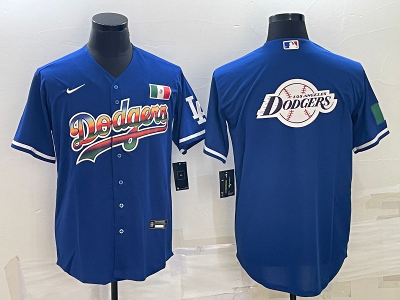 Men's Los Angeles Dodgers Blue Authentic Player Jersey1 baseball jersey product view 1