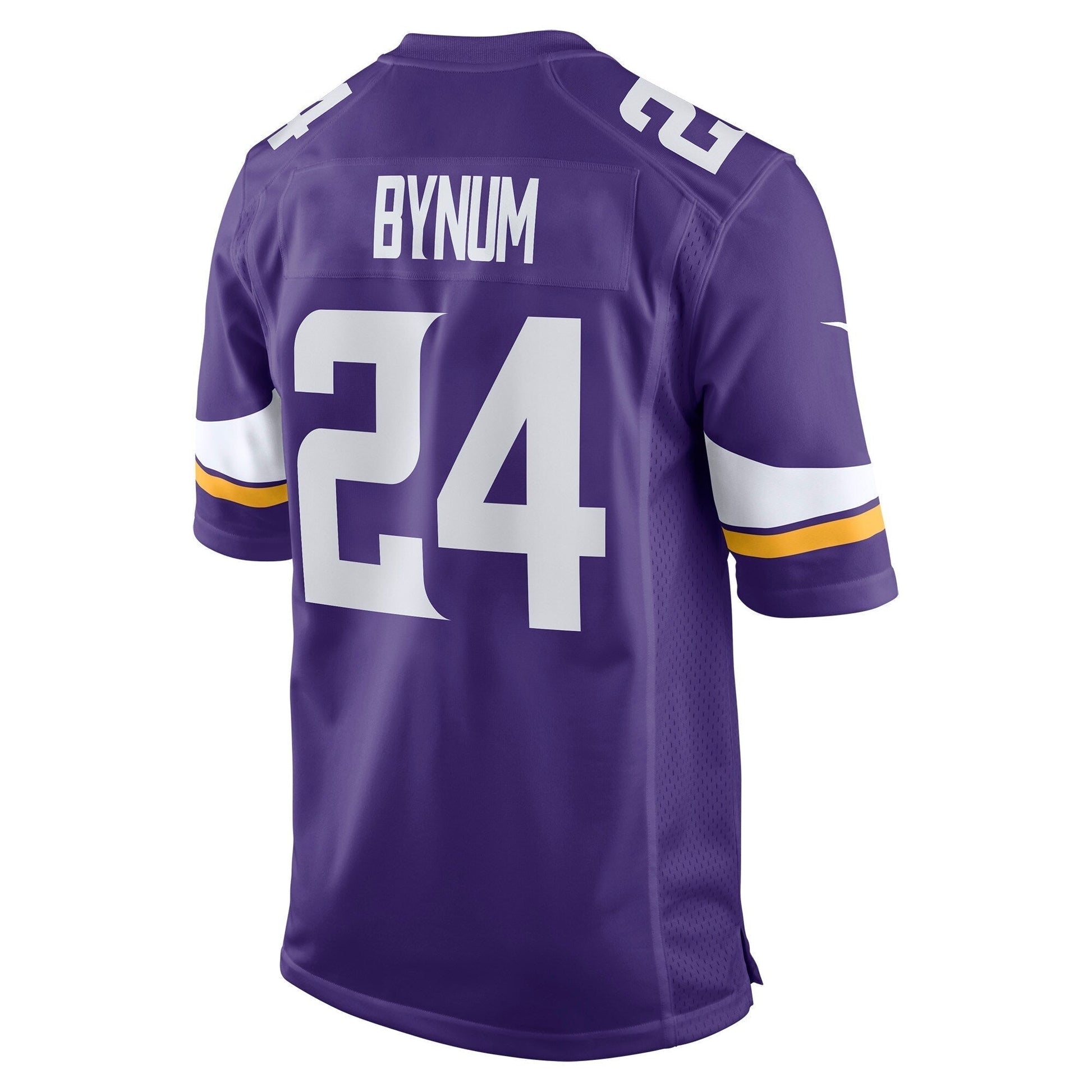 Camryn Bynum Minnesota Vikings Game Jersey - Purple football jersey product view 3