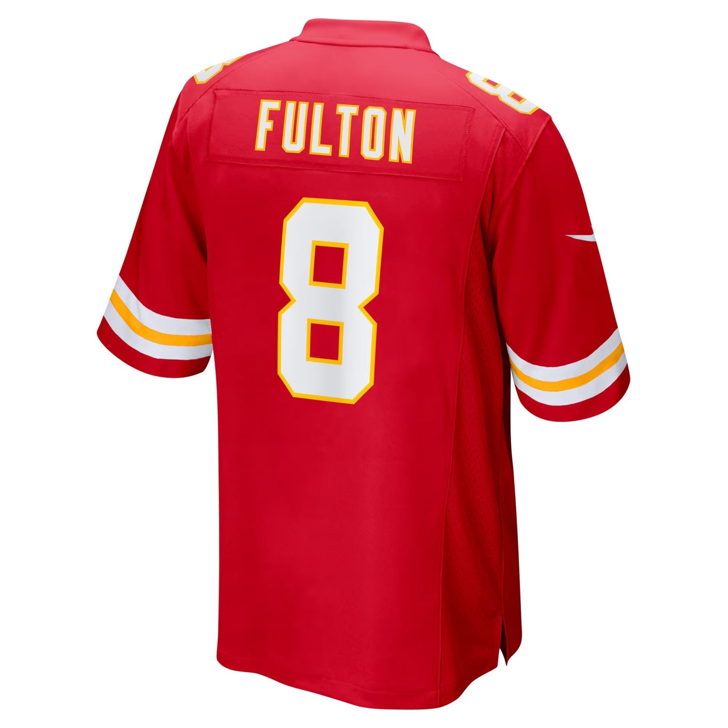 Kansas City Chiefs Kristian Fulton Red Team Game Jersey football jersey product view 2