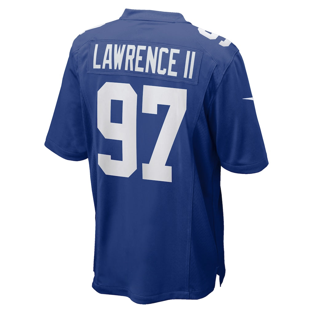 NY.Giants #97 Dexter Lawrence II Royal Team Game Player Jersey sports jersey product view 1