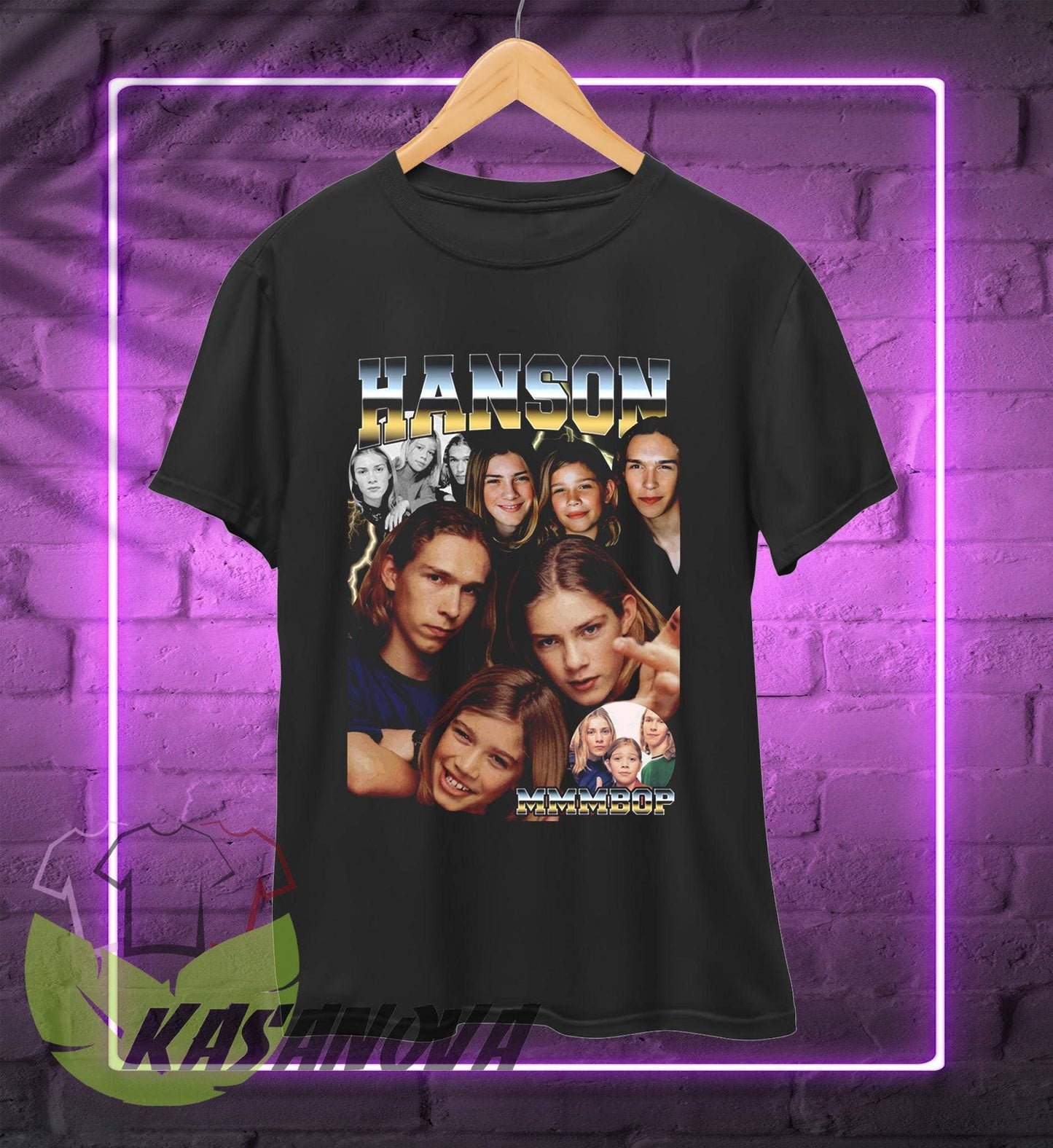 Hanson Mmmbop Pop Rock Band Music Merch 90s Retro T-Shirt Unisex T-shirt, Sweatshirt, Hoodie, Long Sleeve Tee - T-Shirt, Sweatshirt, Hoodie