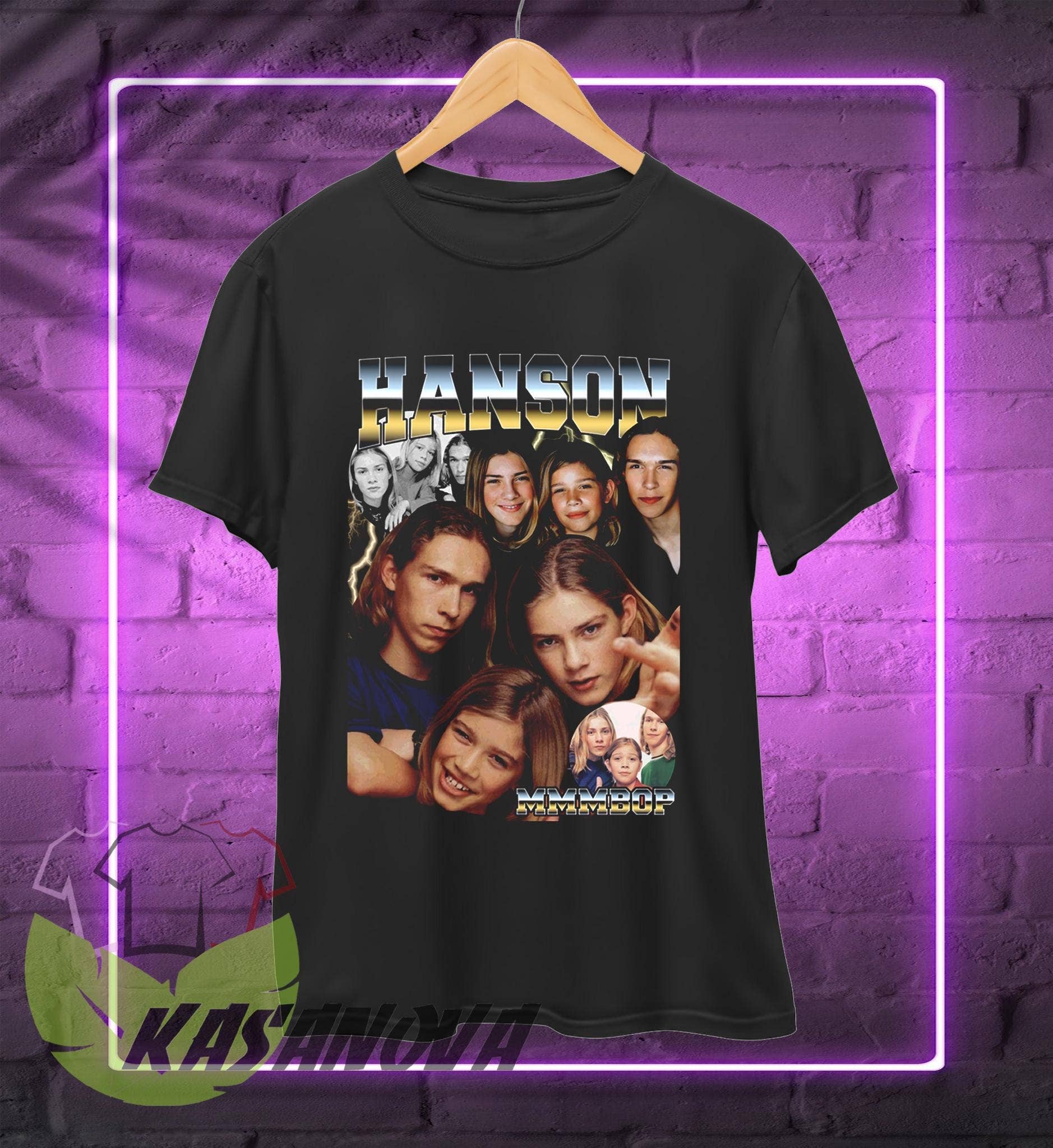 Hanson Mmmbop Pop Rock Band Music Merch 90s Retro T-Shirt Unisex T-shirt, Sweatshirt, Hoodie, Long Sleeve Tee - T-Shirt, Sweatshirt, Hoodie
