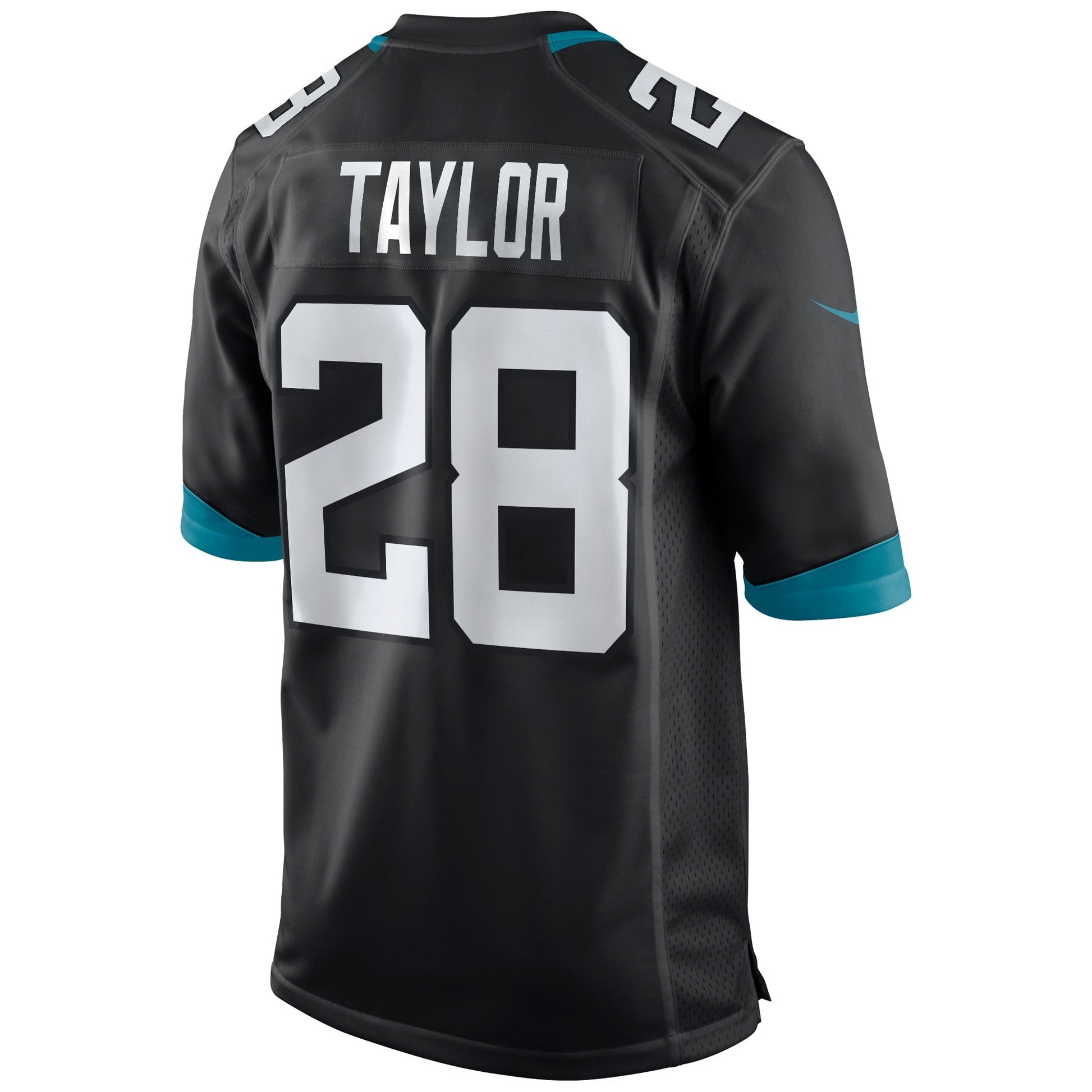 Fred Taylor Jacksonville Jaguars Game Retired Jersey - Black football jersey product view 3