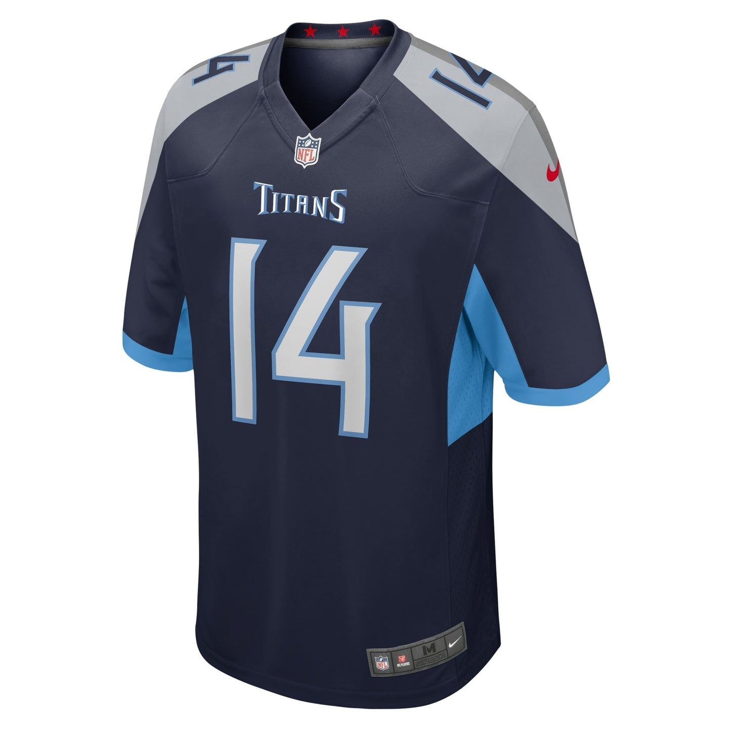 Kalif Raymond Tennessee Titans Game Jersey - Navy football jersey product view 2