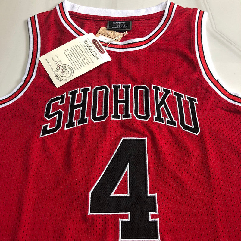 Slam Dunk Takenori Construction Red 4 MN basketball jersey product view 1