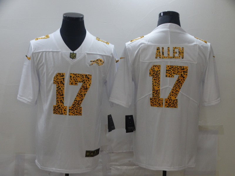 Men's Buffalo Bills Josh Allen #17 White Game Jersey1 football jersey product view 1