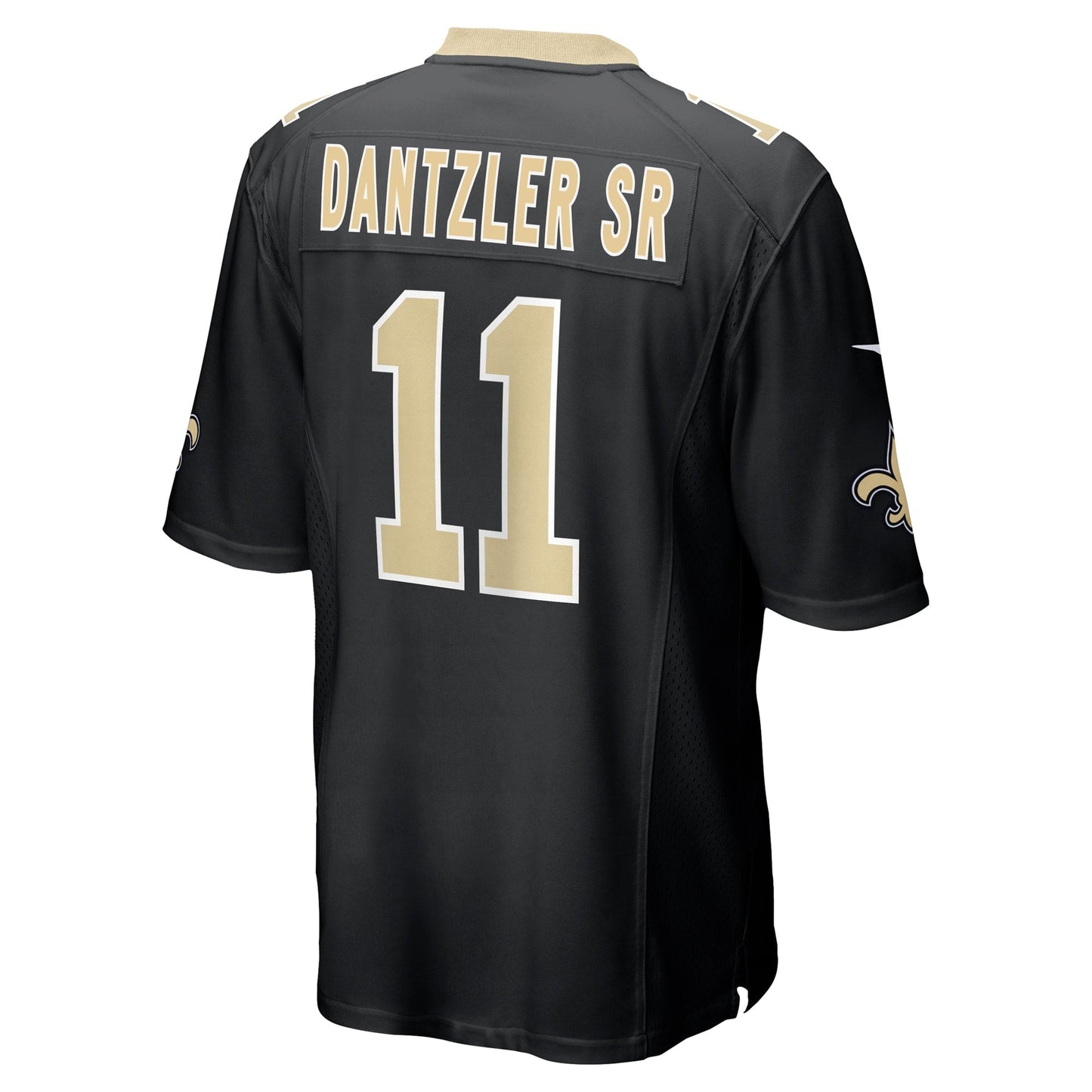 Cameron Dantzler Sr New Orleans Saints Game Jersey - Black football jersey product view 3