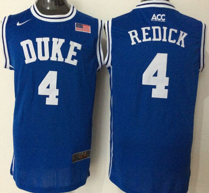 Men's Duke Blue Devils J.J Redick #4 Blue Player Jersey sports jersey product view 1