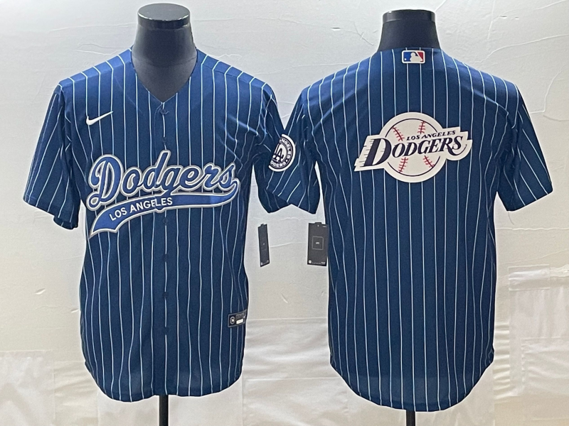 Men's Los Angeles Dodgers Blue Player Jersey Joint Edition baseball jersey product view 1