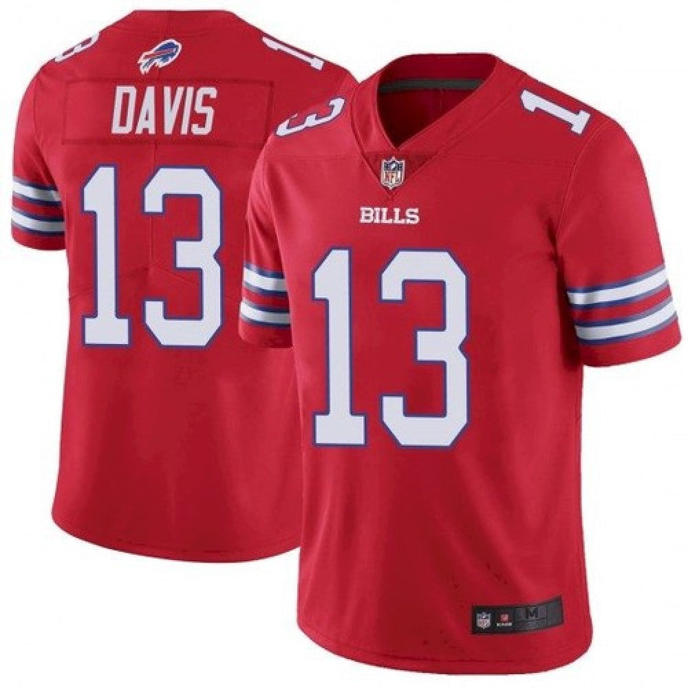 Buffalo Bills #13 Gabriel Davis Red Vapor Untouchable Limited Stitched Jersey football jersey product view 1
