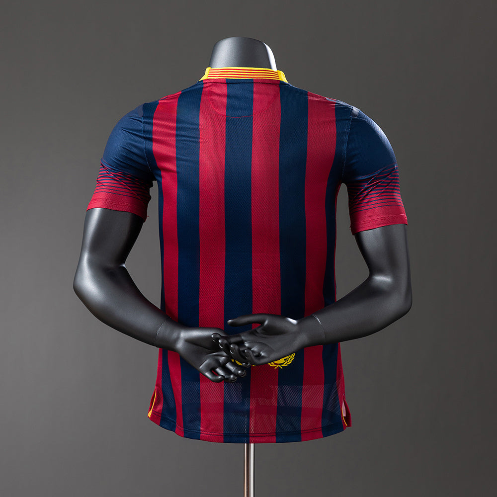 Barcelona 13/14 Home Player Version Retro Jersey sports jersey product view 2