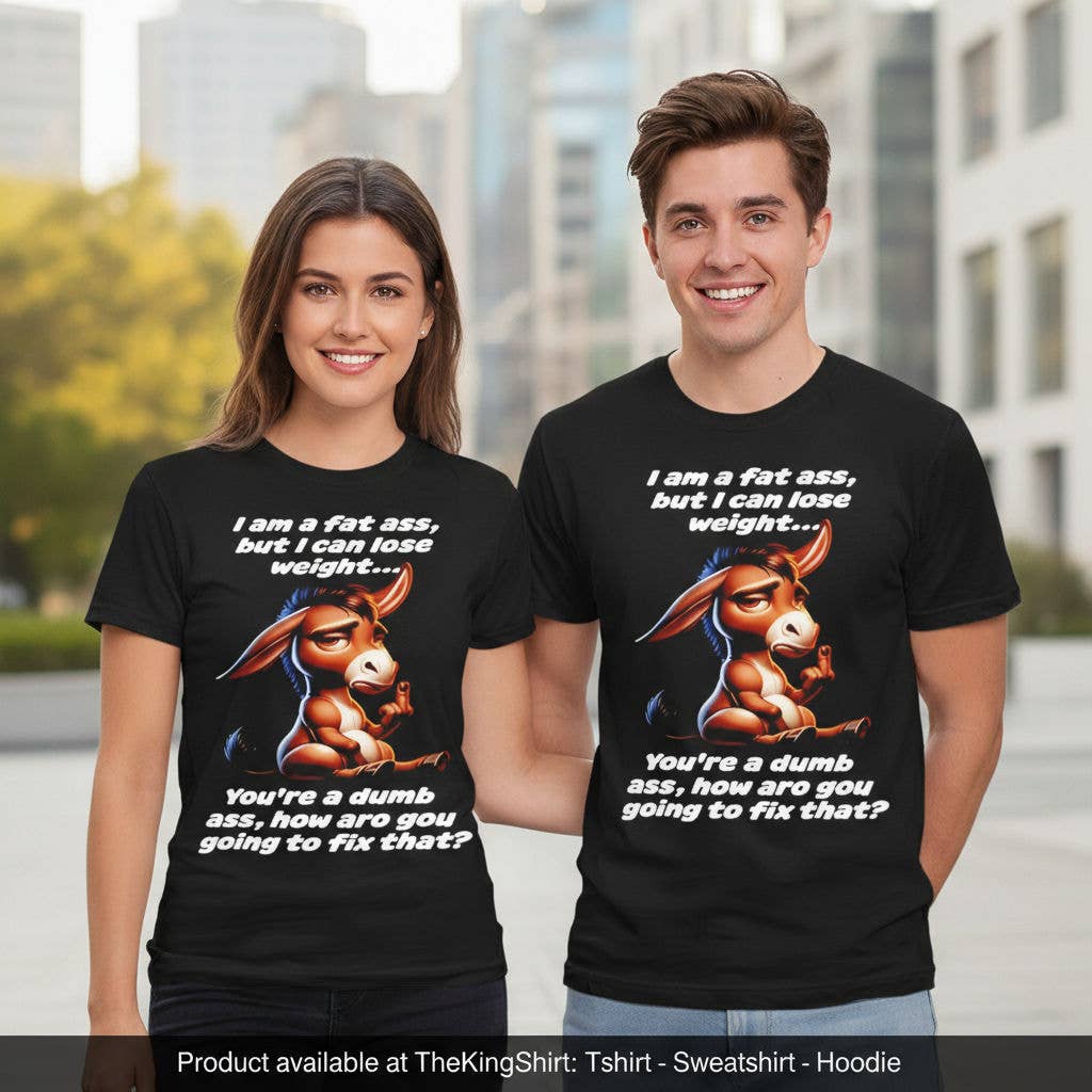 Donkey's Encouragement- Weight Loss Journey Tee Unisex T-shirt, Sweatshirt, Hoodie, Long Sleeve Tee - T-Shirt, Sweatshirt, Hoodie