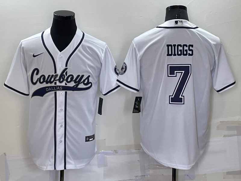 Men's Dallas Cowboys Trevon Diggs White Player Jersey Joint Edition football jersey product view 1