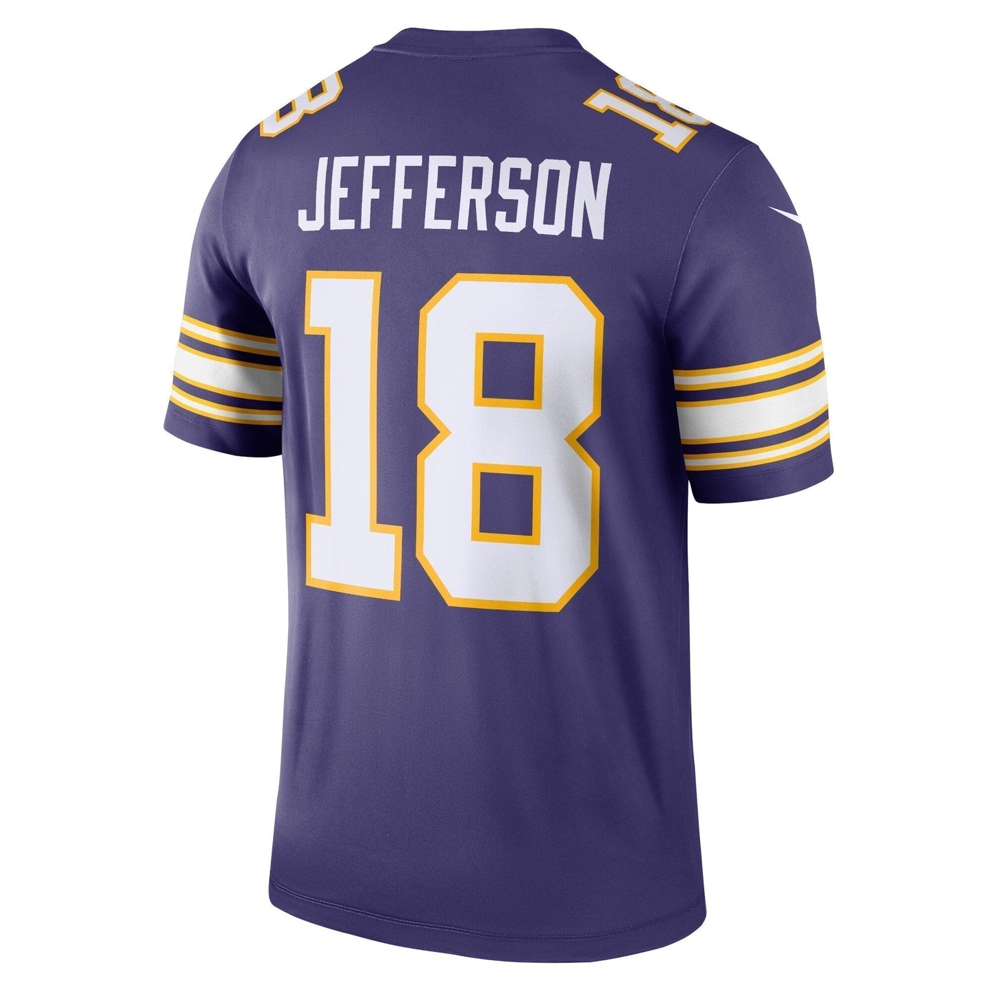 Justin Jefferson Minnesota Vikings Classic Legend Jersey - Purple football jersey product view 3