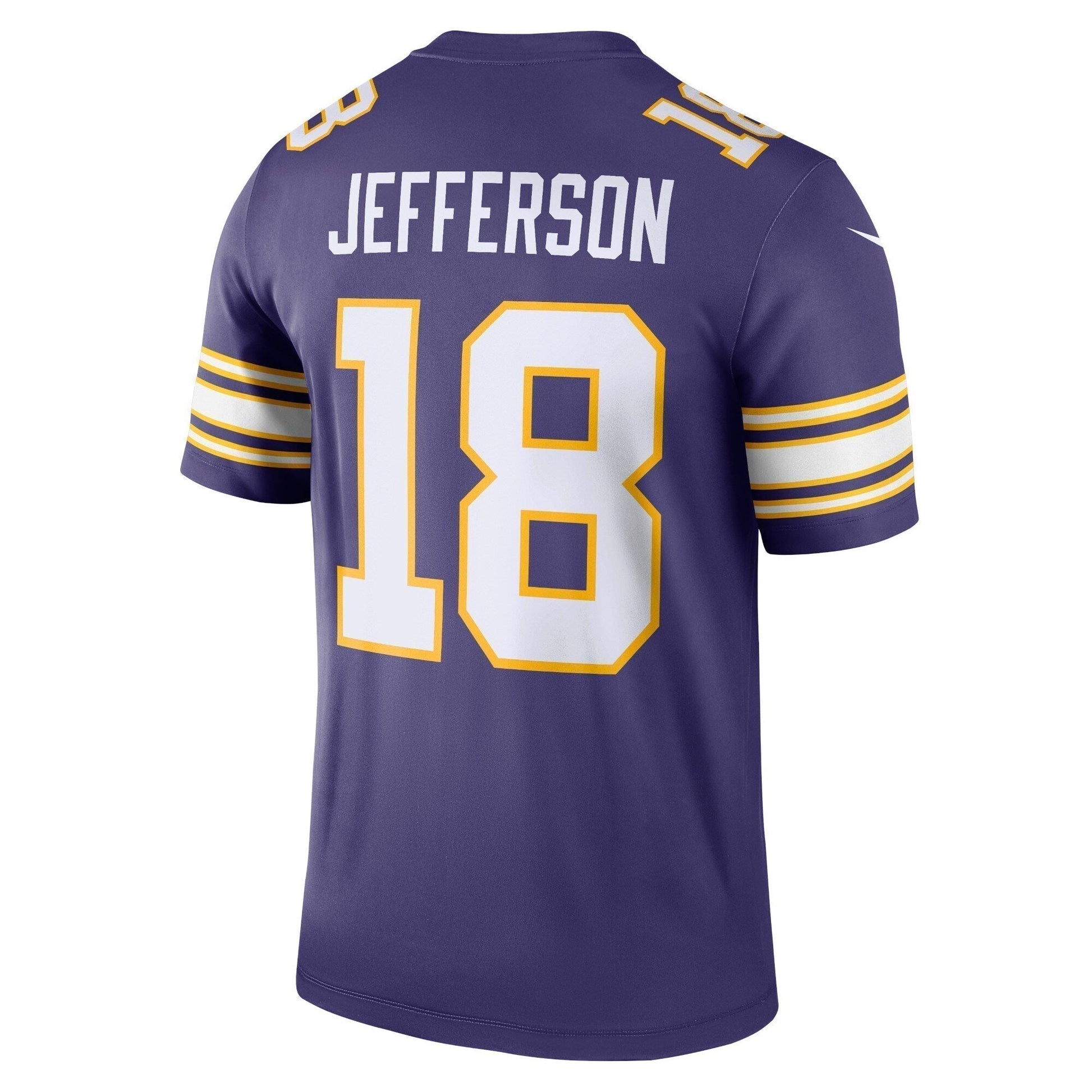 Justin Jefferson Minnesota Vikings Classic Legend Jersey - Purple football jersey product view 3