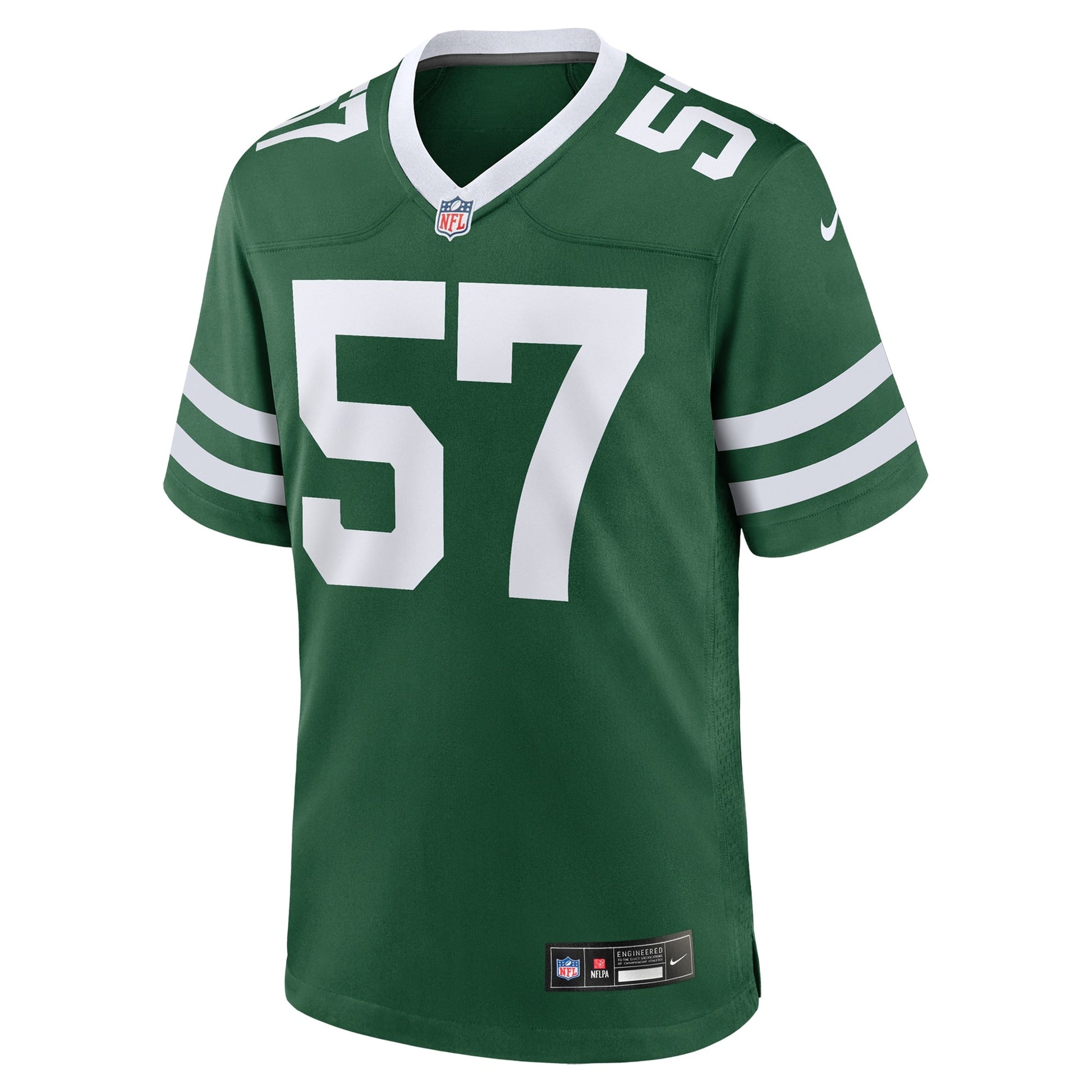 C.J. Mosley New York Jets Team Game Jersey - Legacy Green football jersey product view 2
